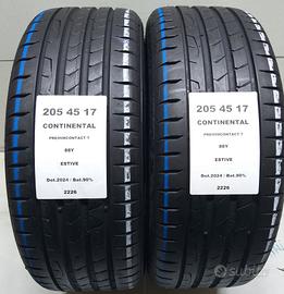 2 GOMME 205 45 17 CONTINENTAL A2226