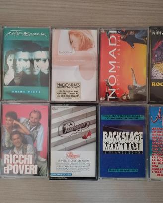 Lotto di 10 musicassette originali - artisti vari 