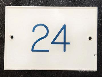 Numero civico 24