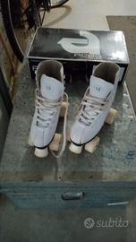 Pattini a rotelle Area Quad bianchi