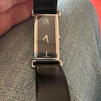 Orologio Calvin Klein Swiss Made Rettangolare Nero