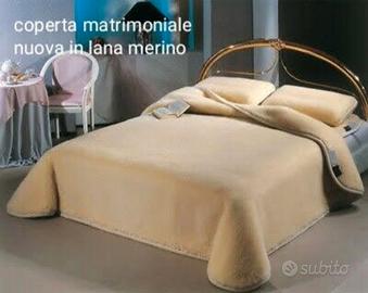 Coperta nuova in lana Merino, in pronta consegna