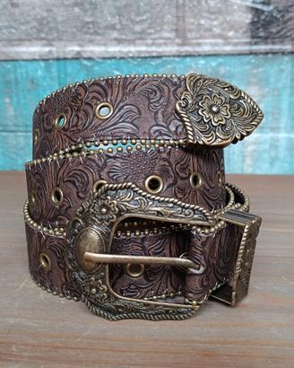 Cintura uomo donna con fantasia western country