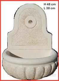 FONTANA A MURO DA PARETE SOSPESA IN CEMENTO