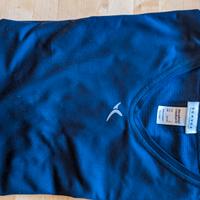 Maglia tecnica blu manica lunga