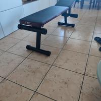 panca per pesi e attività fisica