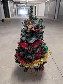 Albero di Natale già decorato 60cm