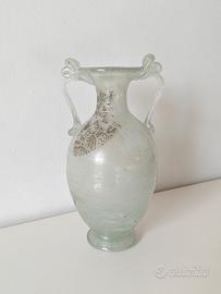 Anfora in vetro anni 80