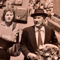 Fotografia d'epoca Paolo Stoppa e Silvana PAMPANIN
