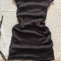 Vestito nero glitter