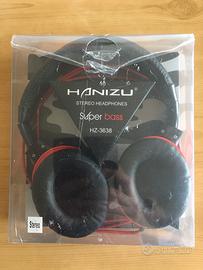 Cuffie stereo Hanizu HZ 3638 pieghevoli Usate poco