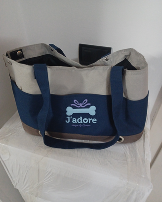 Guinzaglio e borsa trasportino per piccola taglia