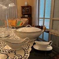 Zuppiera + salsiere porcellana bavarese