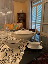 Zuppiera + salsiere porcellana bavarese