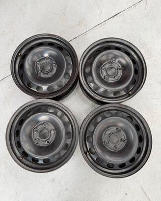 4 Cerchi in ferro 16 Pollici Vw Golf 5 6 7 8 Usati