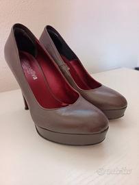 Scarpe donna 37 color piombo