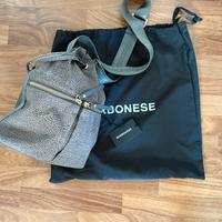 Borsa borbonese marrone secchiello