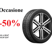 Cerchio a 6 razze 20" Mercedes-Benz GLA GLB Nero