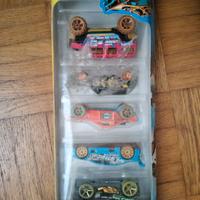 5 mini macchine Hotweels 