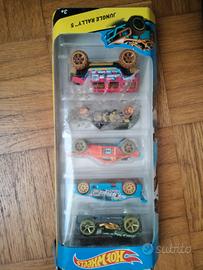 5 mini macchine Hotweels 