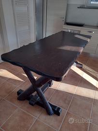 tavolo 200x80cm con sei sedie