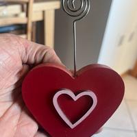 Porta foto a forma di cuore
