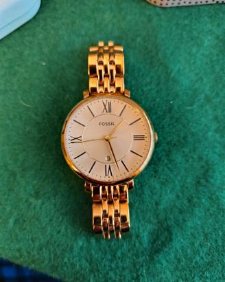 Orologio donna  Fossil color oro fondo bianco