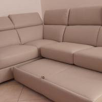 Divano pelle angolare six poltronesofa'