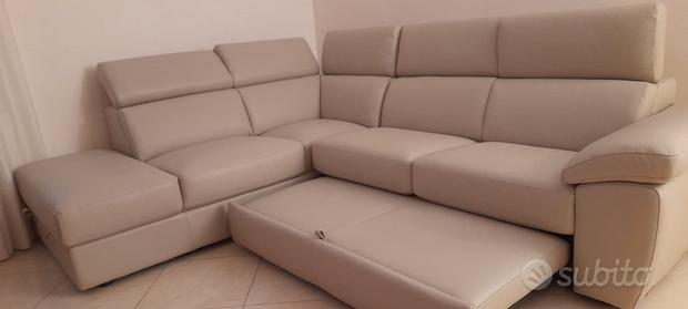 Divano pelle angolare six poltronesofa'