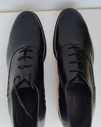 Scarpe Bottega Veneta in cuoio nere taglia 45