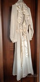 Elegante vestaglia soffice lana