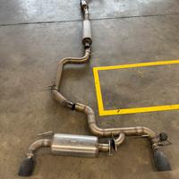 Scarico completo artigianale golf gti 7.5