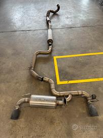 Scarico completo artigianale golf gti 7.5