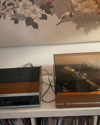 Giradischi Dual 1218 e Amplificatore  Dual cv 120