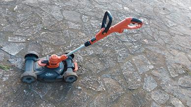 Tosa erba a carrello e taglia bordi