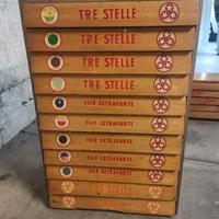 Cassettiera per merceria vintage