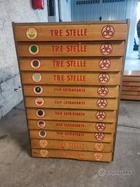 Cassettiera per merceria vintage