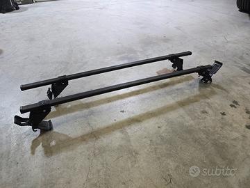 Coppia barre portatutto auto 110 cm con attacchi