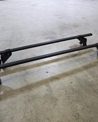 Coppia barre portatutto auto 110 cm con attacchi