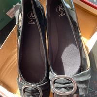 Mocassino vernice nera originale Clarks