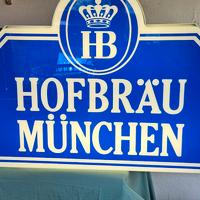 INSEGNA LUMINOSA BIRRA MUNCHEN VINTAGE INDUSTRIALE