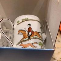 Tea Cup Wedgwood Scena Di Caccia. New Mari Usata.