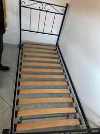 Letto in ferro battuto singolo