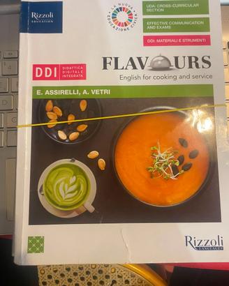 Flavours English for cooking and ser 9788838337796