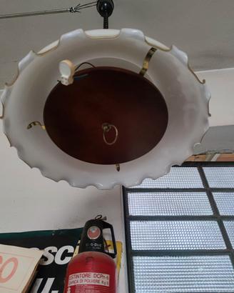Lampadario a molla Vintage . Modernariato.