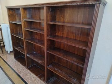 libreria da studio in legno