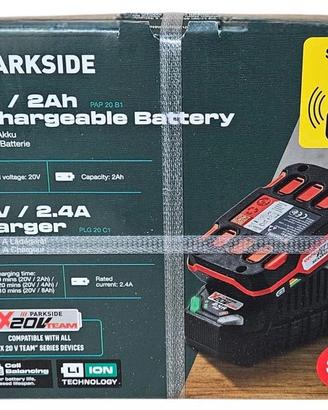 Parkside Batteria agli ioni di litio da 20 V, 2 Ah