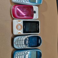 Lotto cellulari Siemens-Sony Ericsson