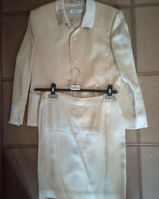 Completo gonna e giacca Marella beige