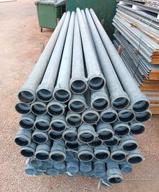 Tubi per irrigazione zincati Ø 120 mm ML 500